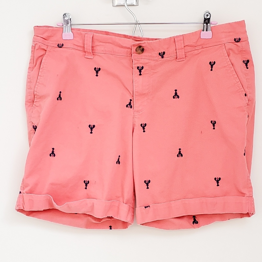 Lobster Embroidered Summer Shorts Old Navy 14